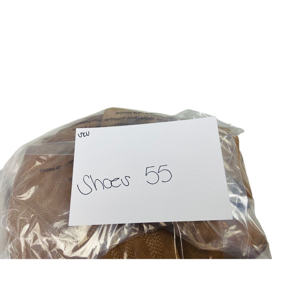 Womens Faux Leather Knee High Block Heels Western Cowboy Work Boots Tan Size 41 - Picture 13 of 13